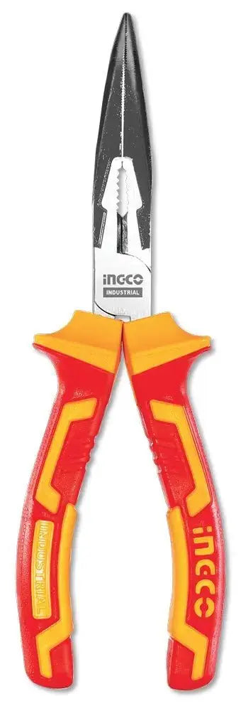 Pinza becco curvo isolata 1000V 200mm Ingco