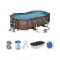 Oval rattan swimming pool 427x250x100