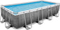 Rattan-style rectangular swimming pool 488x244x122
