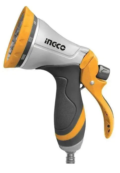 Pistola irrigazione multigetto in metallo professionale ingco