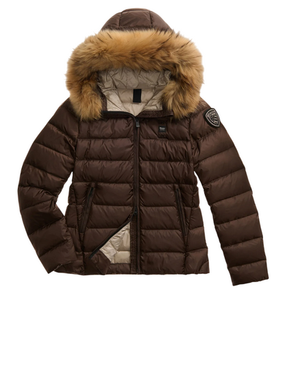 Blauer Arcadia 25WBLDC03099-006047 Piumino Donna Nero
