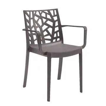 Matrix Sessel - Stapelbarer Sessel aus Polypropylen Maße: cm 55 x 58 x 82 H