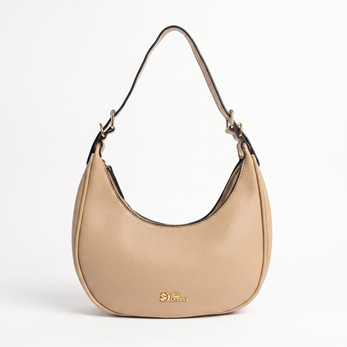 Stile Donna Bags - Borsa Hobo in Ecopelle Beige