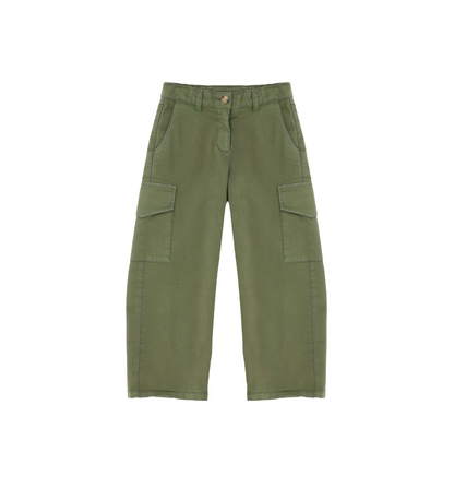 Please Pantaloni straight con tasche lateral PHR5132G61 verde