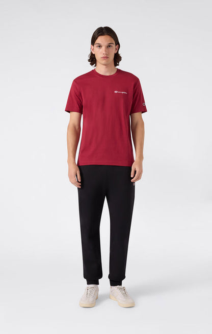 Champion Pantalone Jogger Slim Fit Felpato 220299-KK001 Nero Uomo - Pantalone Sportivo