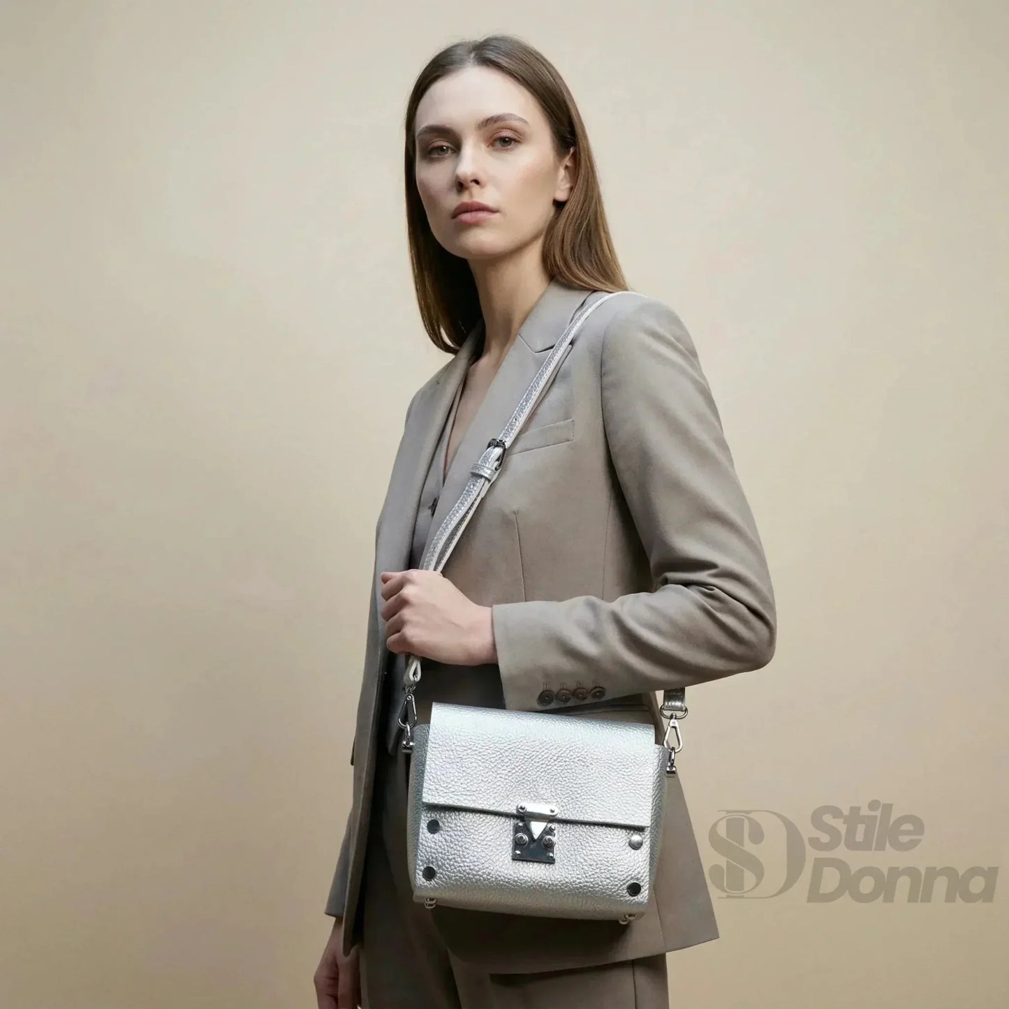 Stile Donna Bags - Pochette a Tracolla in Ecopelle