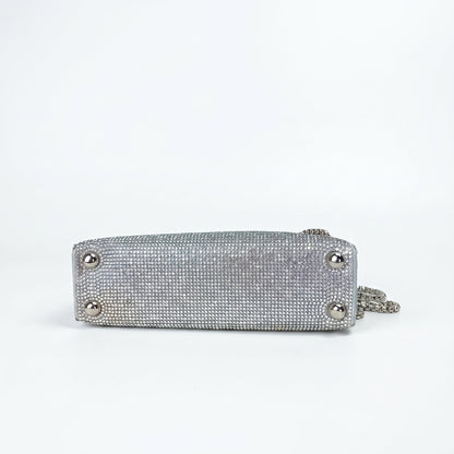 Stile Donna Bags - Pochette con Strass Decorativi