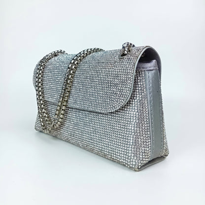 Stile Donna Bags - Pochette con Strass Decorativi