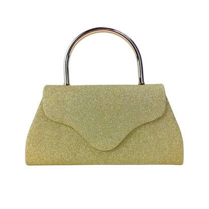 Stile Donna Bags - Pochette da Sera Glitter Oro