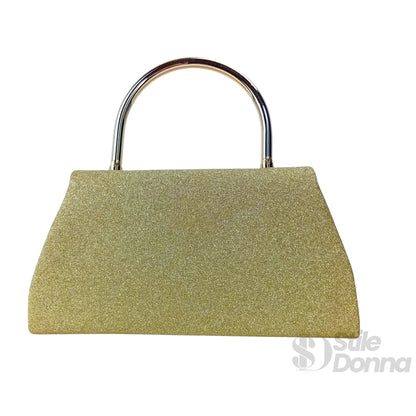 Stile Donna Bags - Pochette da Sera Glitter Oro