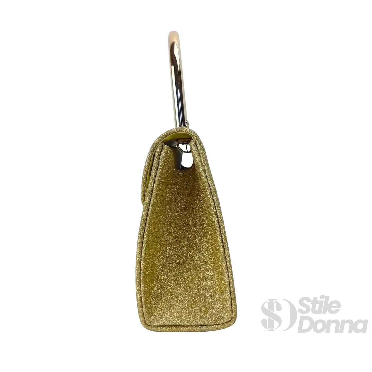 Stile Donna Bags - Pochette da Sera Glitter Oro