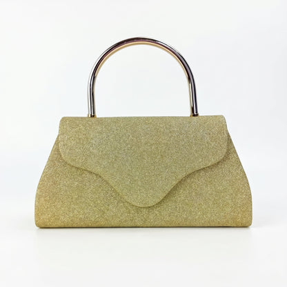 Stile Donna Bags - Pochette da Sera Glitter Oro
