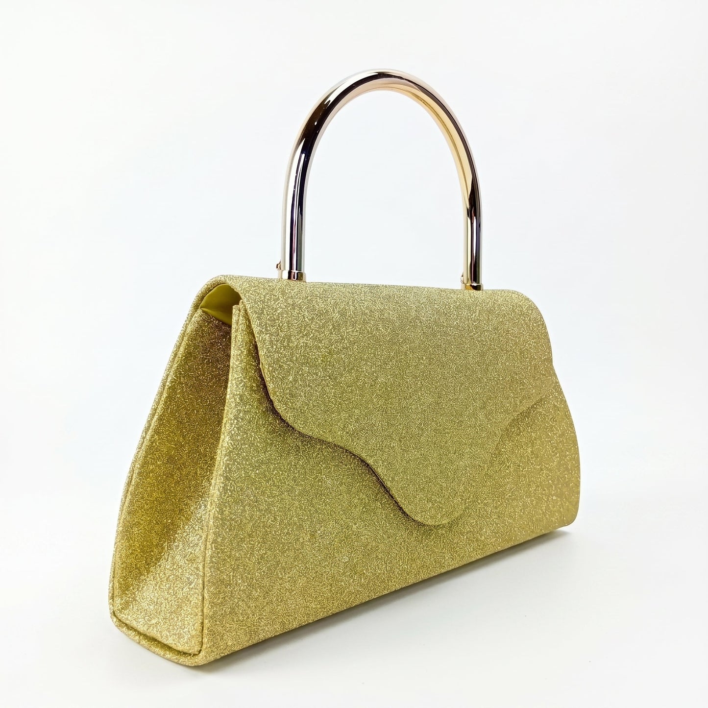 Stile Donna Bags - Pochette da Sera Glitter Oro
