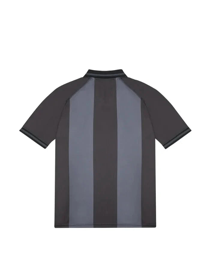 Dark Grey Horda Football Style Recycled Mesh Polo