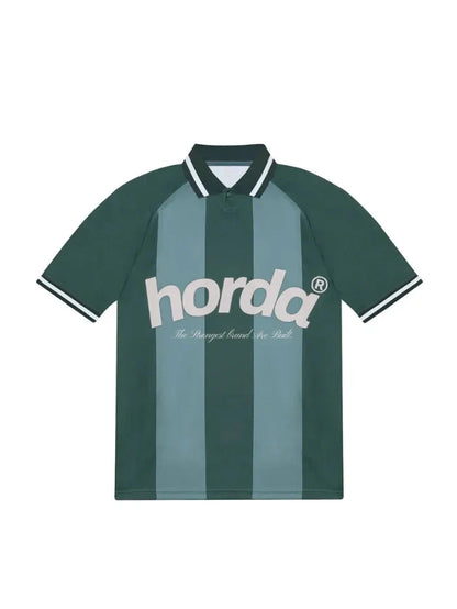 Polo Horda Calcio Style Mesh Riciclato Forest Green
