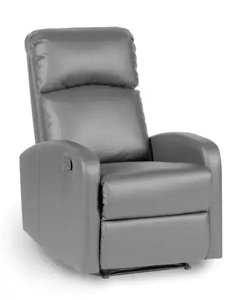 Poltrona reclinabile relax roma grigio hippo