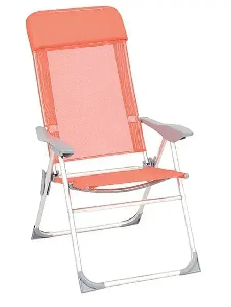 Relaxliege verstellb. 5 Positionen orange