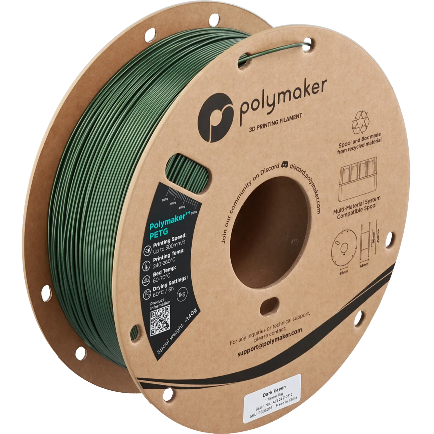 POLYMAKER PETG 1.75mm 1kg