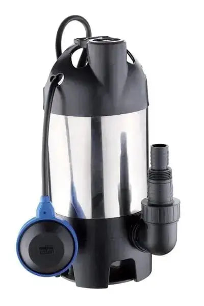 Tauchpumpe für Schmutzwasser, Edelstahl, 750W