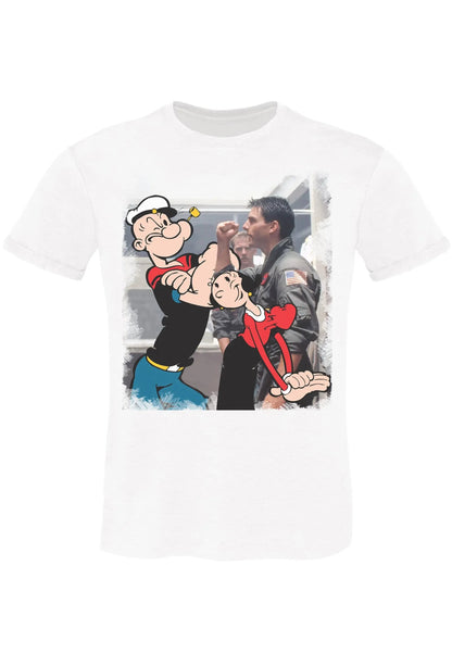 Popeye & Olivia – T-shirt Uomo Urban Slub 100% Cotone