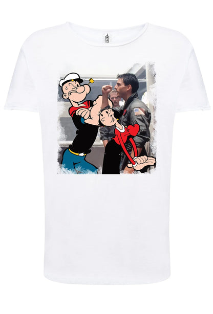T-shirt Uomo Popeye & Olivia | Street Style Cotone Bio