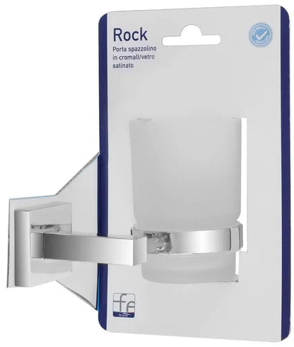 Porta spazzolino in cromall rock