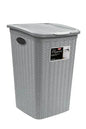 Elegance 50L grey laundry hamper