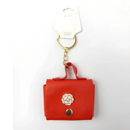 Stile Donna Bags - Portachiavi Portamonete Floreale