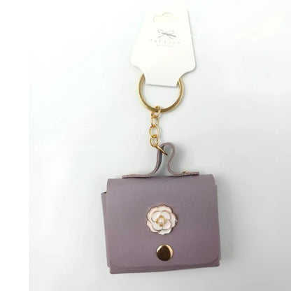 Stile Donna Bags - Portachiavi Portamonete Floreale