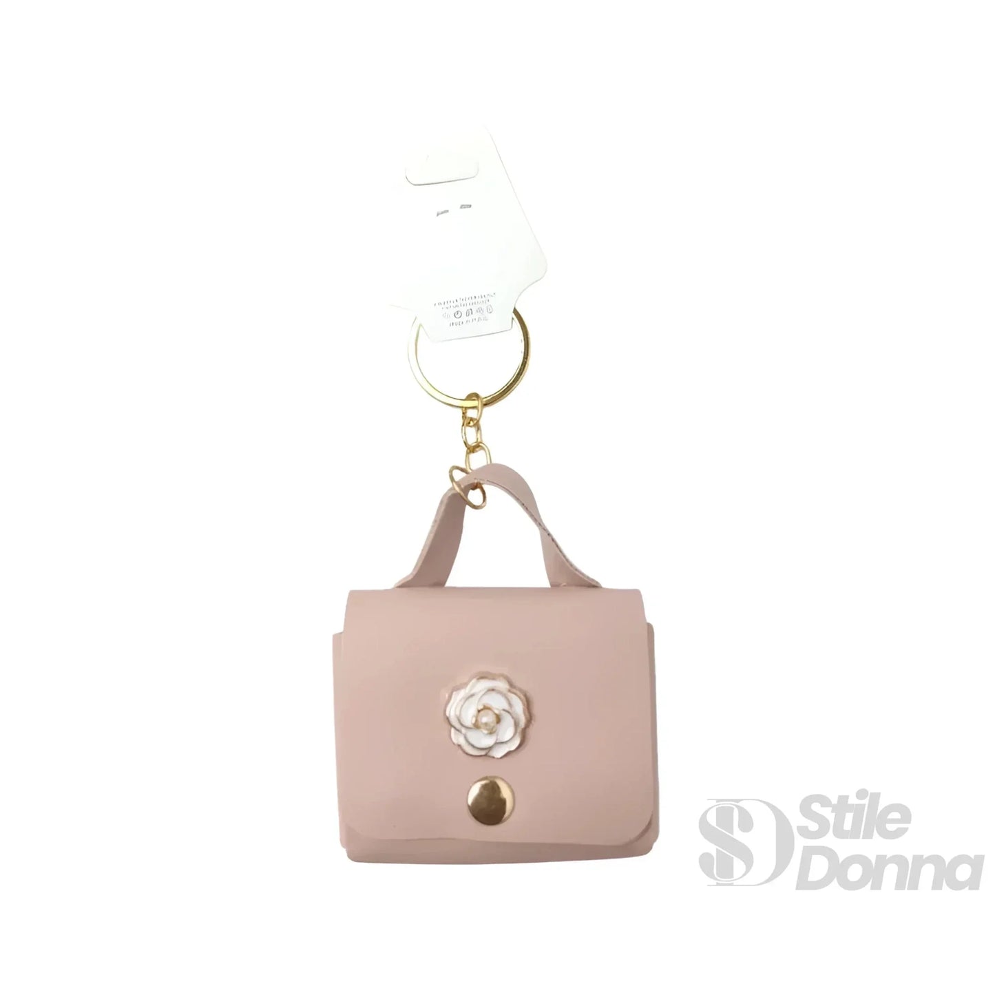 Stile Donna Bags - Portachiavi Portamonete Floreale