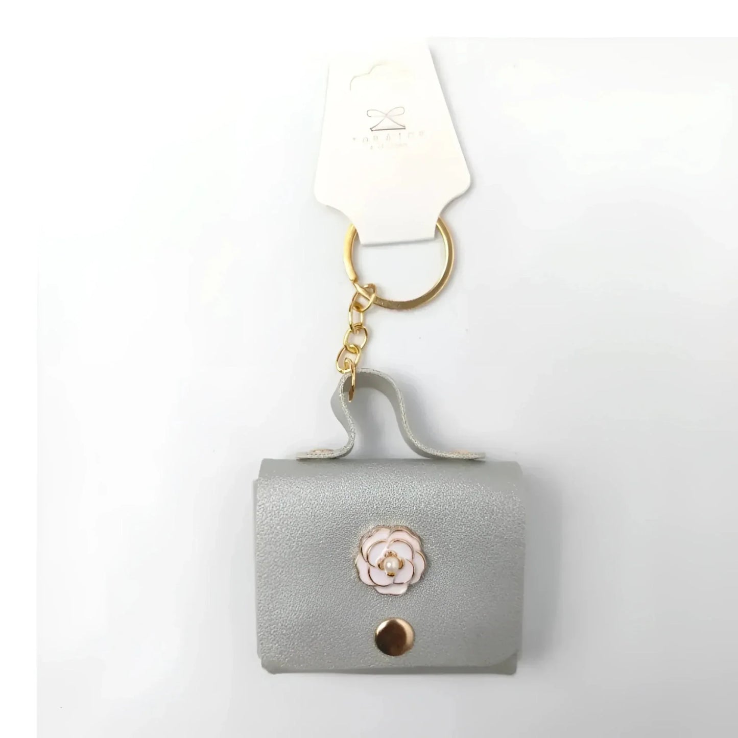 Stile Donna Bags - Portachiavi Portamonete Floreale