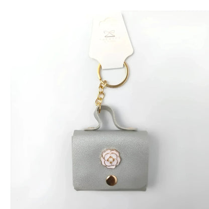 Stile Donna Bags - Portachiavi Portamonete Floreale