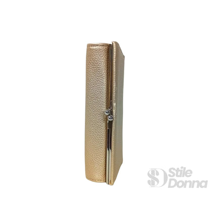 Stile Donna Bags - Faux Leather Wallet with Compartments