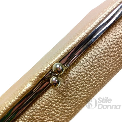 Stile Donna Bags - Faux Leather Wallet with Compartments