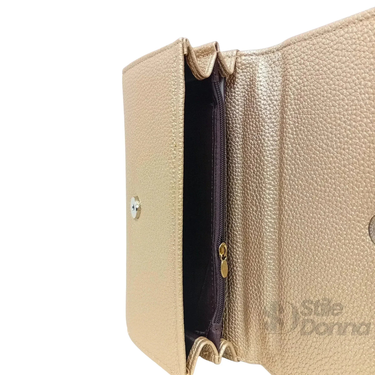 Stile Donna Bags - Faux Leather Wallet with Compartments