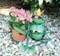 Sitting frog plant pot holder 36 cm