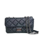 Stile Donna Bags - Faux Leather Pouch Clutch with Chain