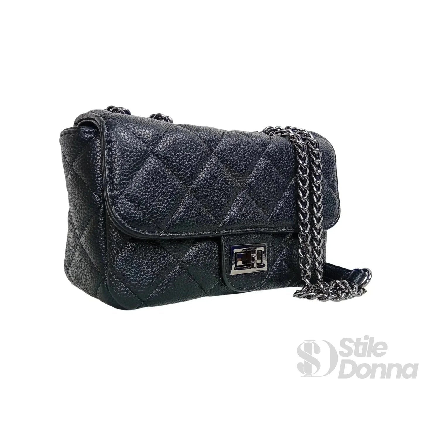 Stile Donna Bags - Pouch Clutch in Ecopelle con Catena