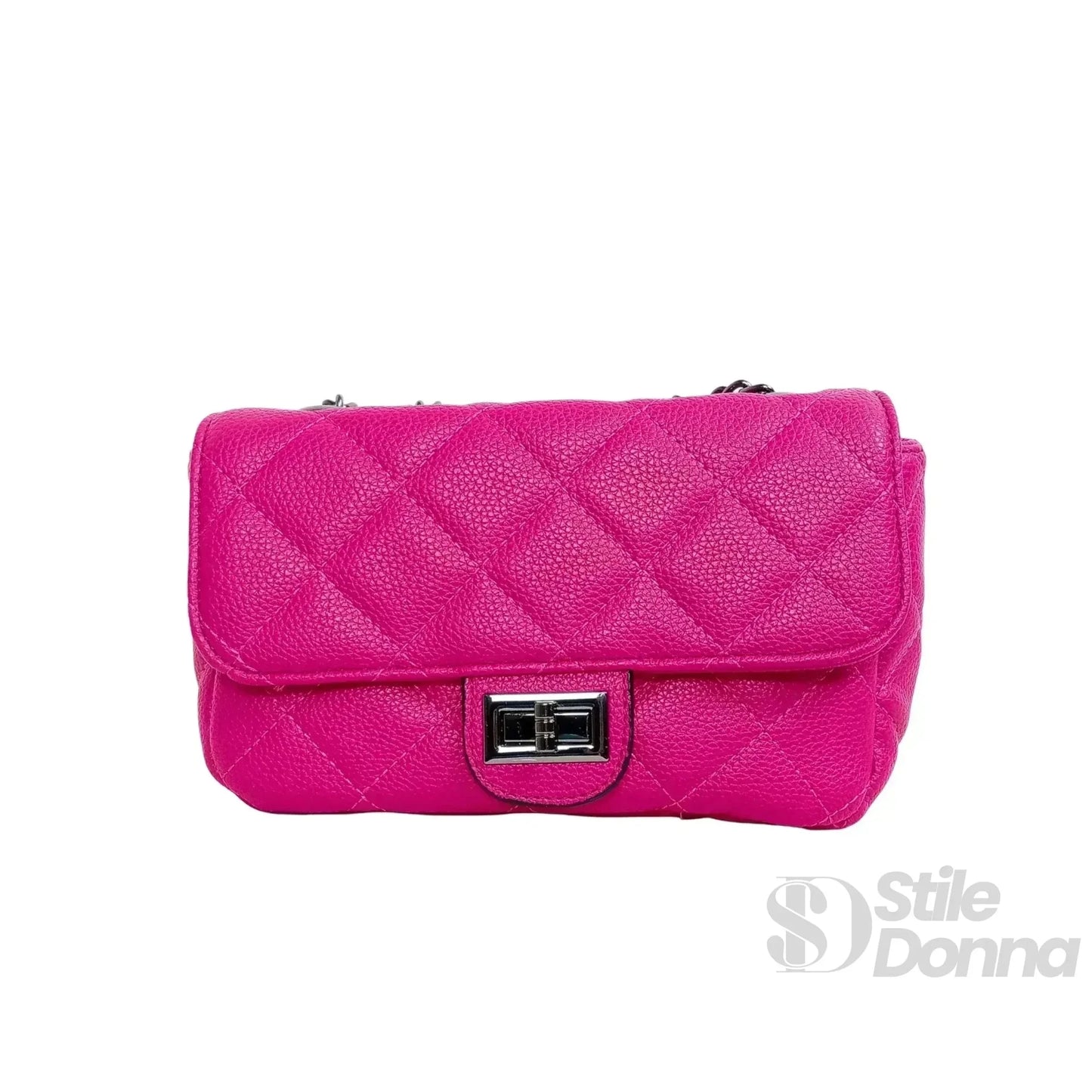 Stile Donna Bags - Pouch Clutch in Ecopelle con Catena