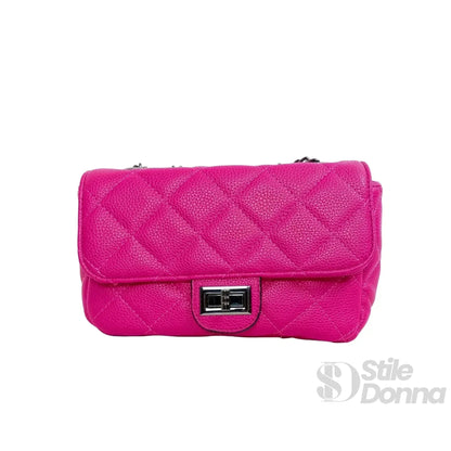 Stile Donna Bags - Pouch Clutch in Ecopelle con Catena