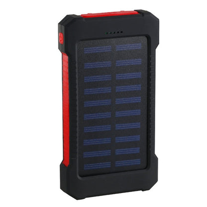 Power Bank Solare 20.000 mAh - Doppia Porta USB per Emergenze e Trekking