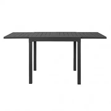 Tavolo Hawaii allungabile in alluminio - 90/180 x 90