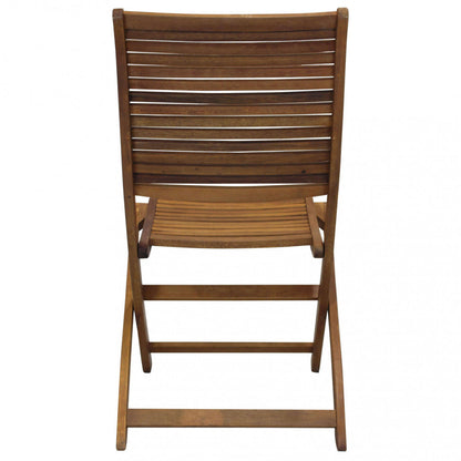Stuhl Riviera aus massivem Akazienholz mit den Maßen 50 x 65 x 94 cm (H)