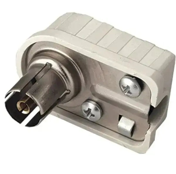 Koaxialer Winkelstecker d.9,5 Buchse
