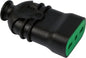 Crushproof portable socket 16a black