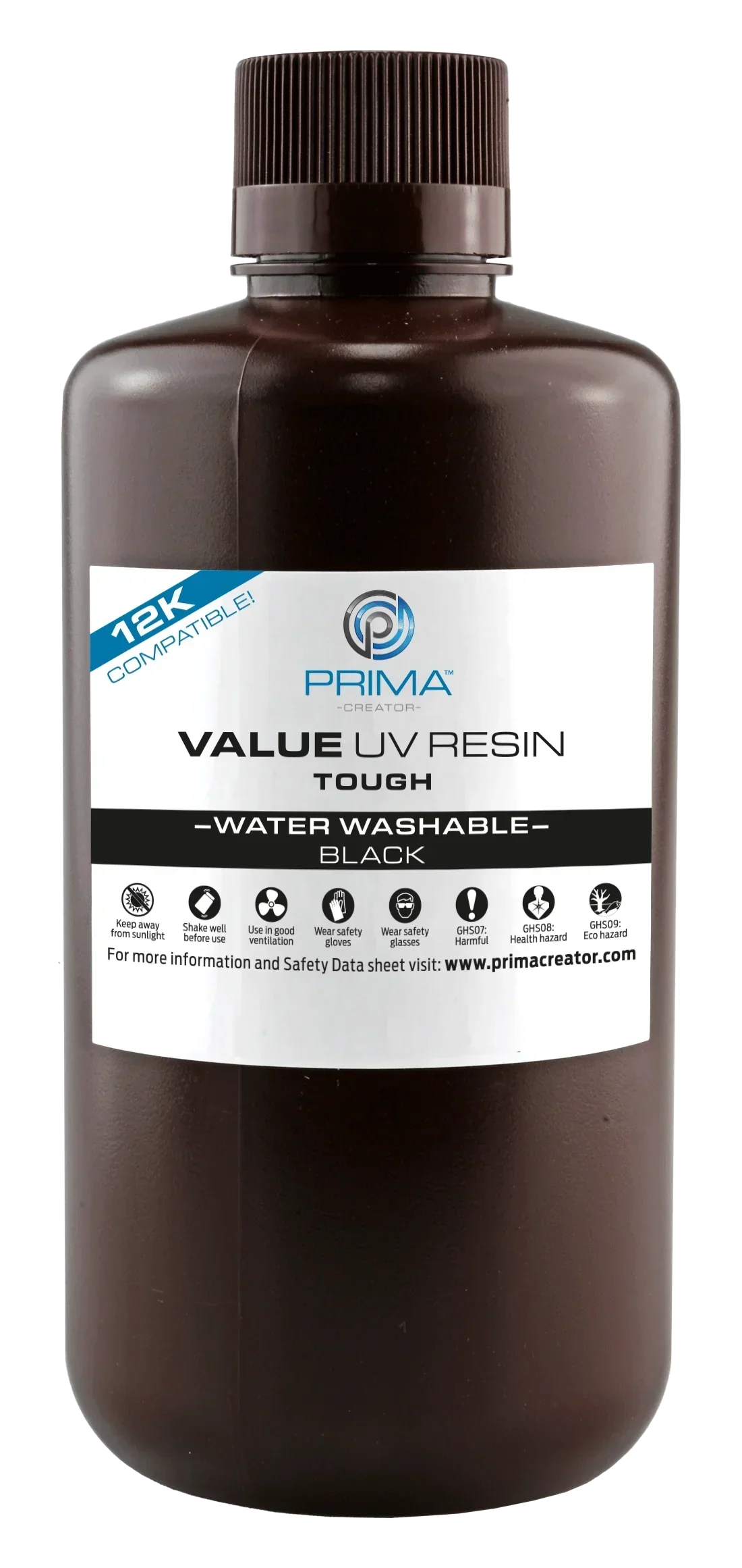 PrimaCreator Value Tough (ABS Like) Water Washable UV Resin - 1L