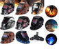 Automatic Welding Mask with Protective Helmet and Auto-Darkening Screen