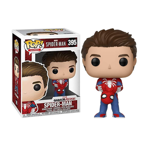 Funko Pop! Games Marvel Gameverse - (395) Spiderman Unmasked Figure 9cm