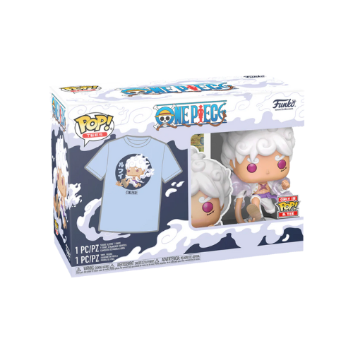 Funko Pop & Tee - One Piece Luffy Gear Five - Figure + T-Shirt Fifth Gear OP (S)