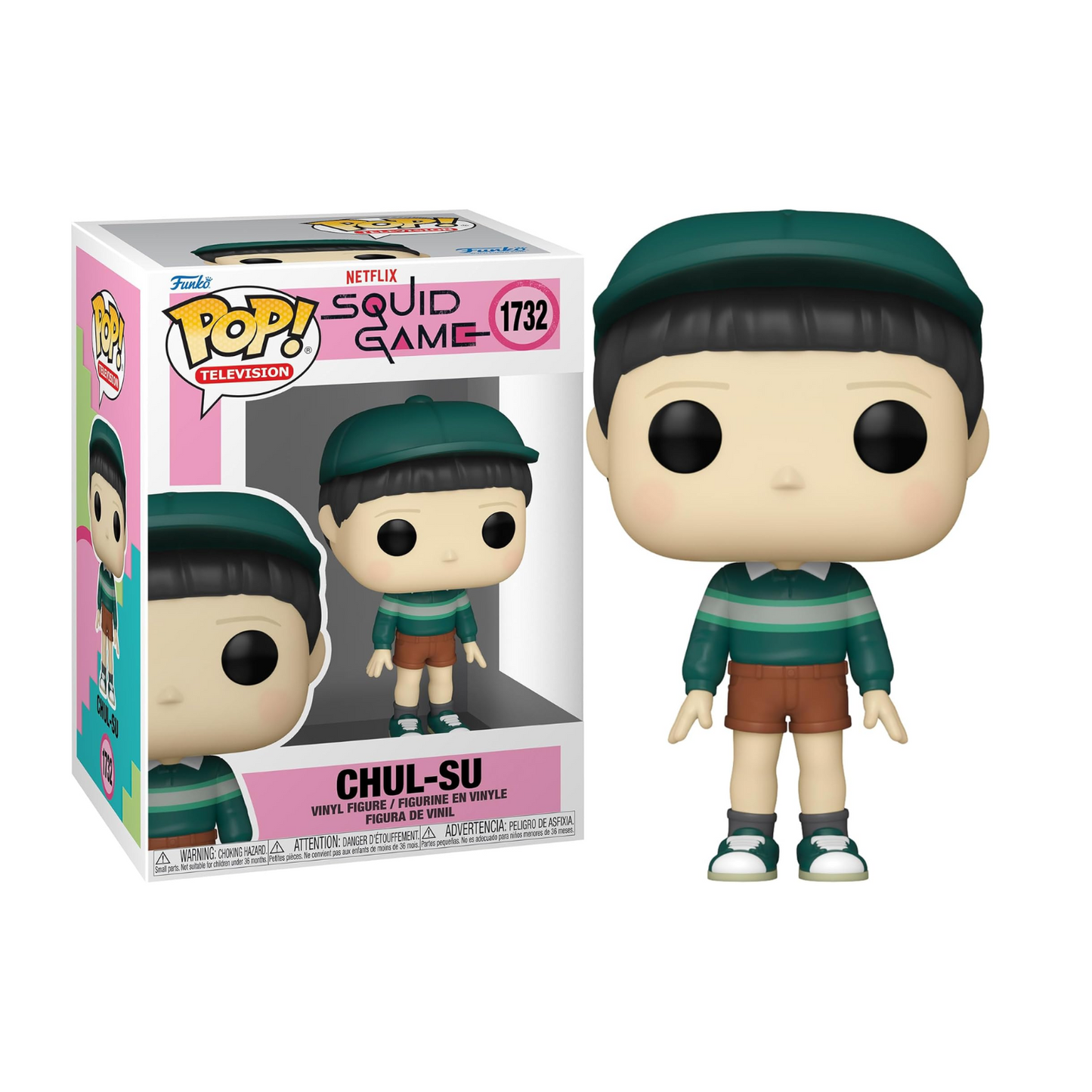 Funko Pop! Television - Squid Game - (1732) Chul-Su Vinylfigur 9cm